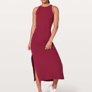 lululemon Get Going Dress in Ruby Wine (size 2)